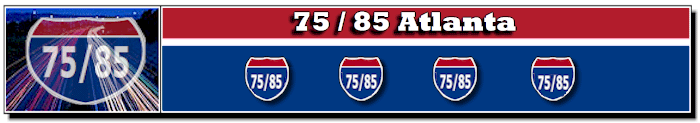 Interstate 75 - 85 Atlanta